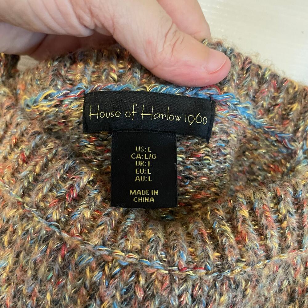 House of Harlow 1960 knit crop top size Large - Picture 3 of 12